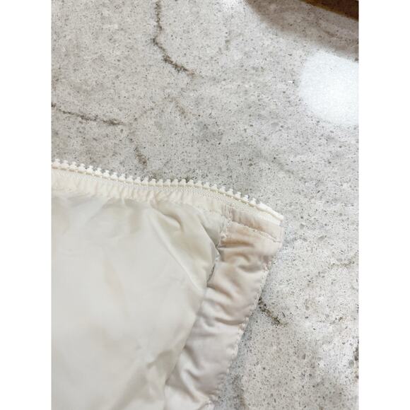 The North Face White Puffer Vest White Logo Medium - Picture 8 of 10